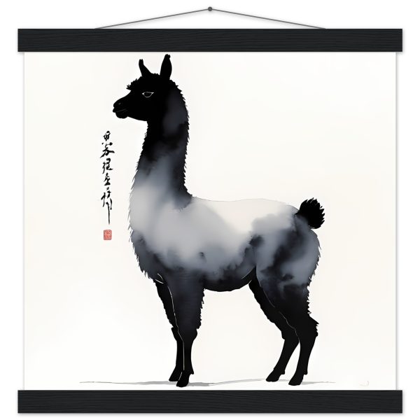 Embodied Elegance: The Llama in Chinese Ink Wash Splendor 6