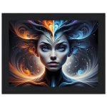 Zen Harmony: Elevate Your Space with a Unique Women’s Portrait Framed 6