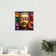 Zen Buddha Canvas: Radiant Tranquility for Your Home Oasis 20