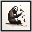 A Zen Sloth Print, A Minimalist Ode to Tranquility 34