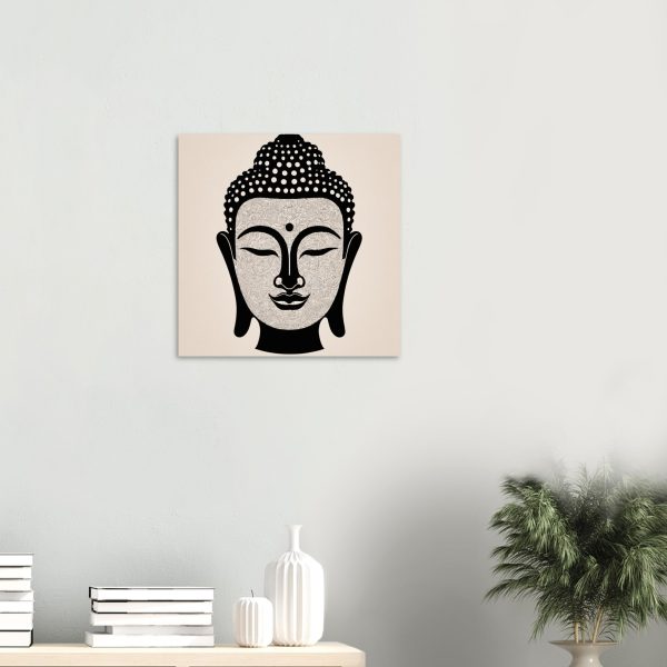 Buddha Head Silhouette Poster 6