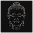 Monochrome Buddha Head Wall Art 24