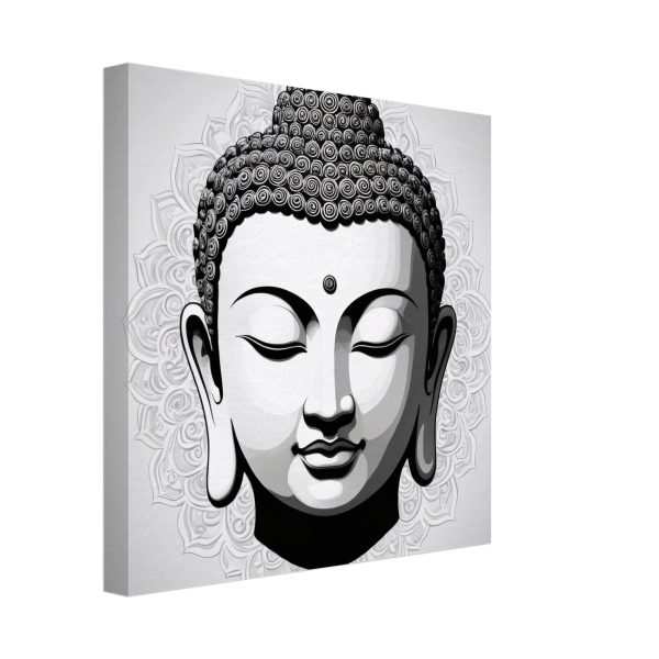 Harmonious Zen: Buddha Mask Poster Elegance 5