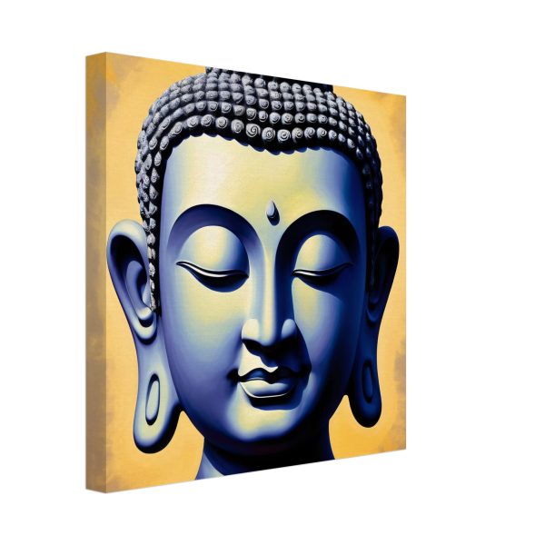 Serenity Canvas: Buddha Head Tranquility for Your Space 17