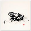 The Enigmatic Beauty of the Serene Frog Print 29