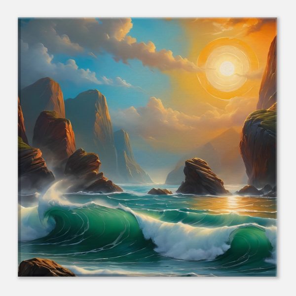 Tranquil Sunrise Seascape – Canvas Print 2