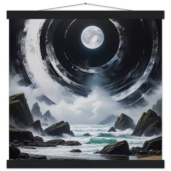 Moonlit Zen Masterpiece – Premium Matte Poster with Hanger 2