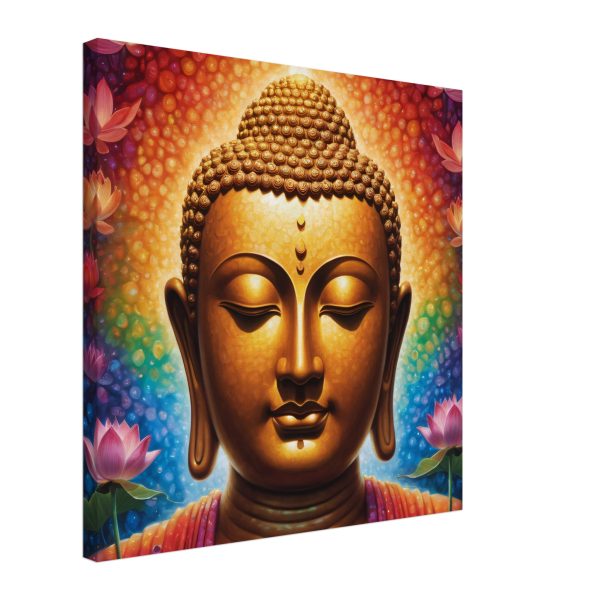 Zen Elegance: Golden Buddha, Tranquil Lotus, Harmony 13