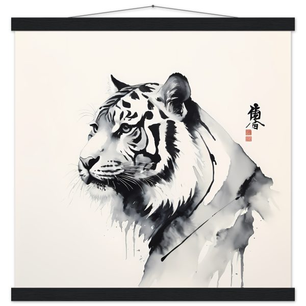 The Fusion of Tradition in the Zen Tiger Canvas 10