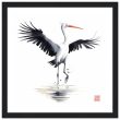 Captivating Flight: A Symphony of Elegance in a Crane Print 26