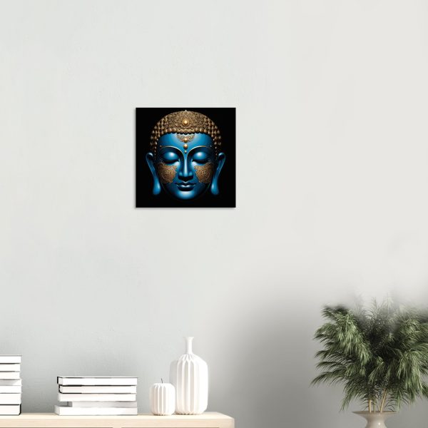 Blue & Gold Buddha Poster Inspires Tranquility 2
