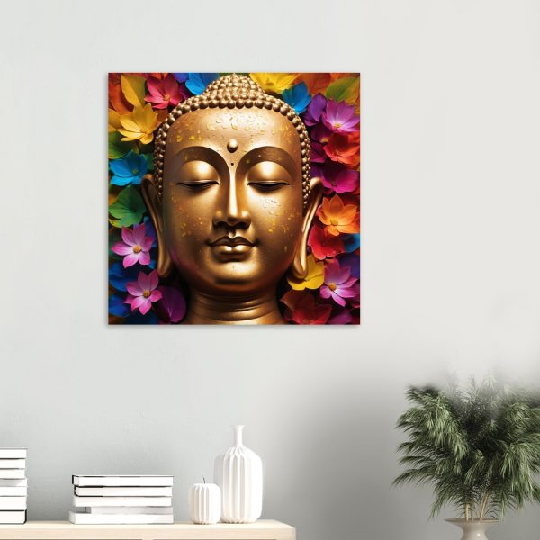 Zen Buddha Canvas: Radiant Tranquility for Your Home Oasis 17