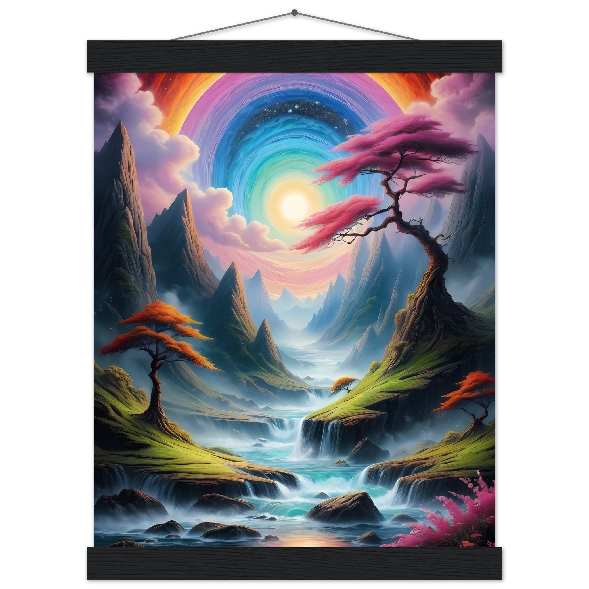 Harmony Unveiled: A Zen Sunrise Symphony Poster 2