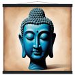 Blue Tranquillity: Buddha Head Elegance for Your Space 22