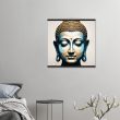 The Blue and Gold Buddha Wall Art 31