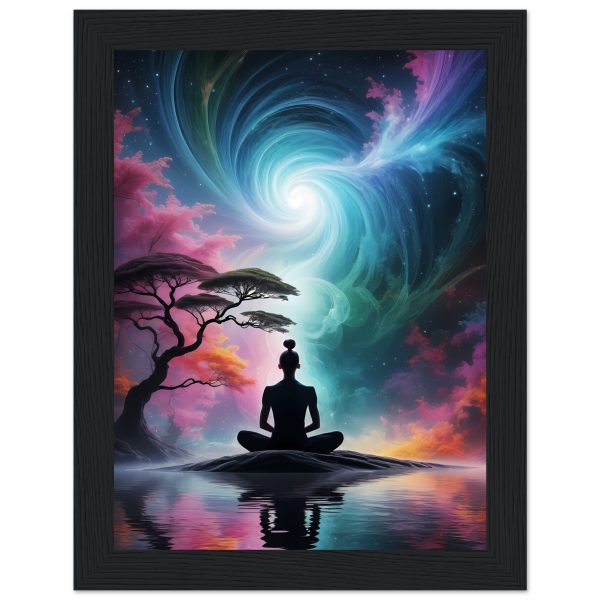 Celestial Serenity: Zen Meditation in a Night Sky Haven 3