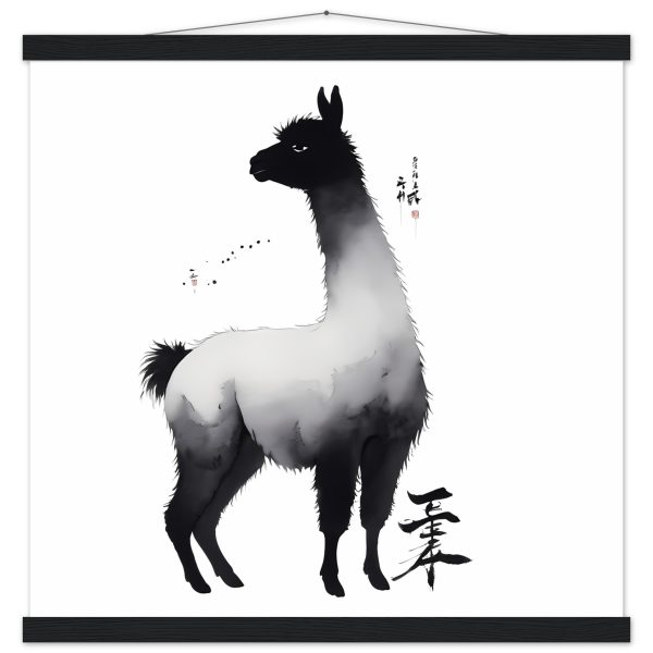 Unveiling Whimsical Elegance: The Llama in Japanese Artistry 11