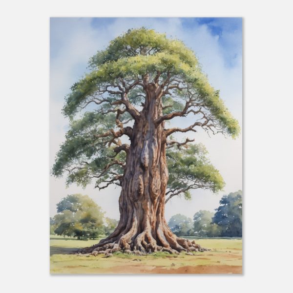 A Splendid Tree in Watercolor Wall Art 6
