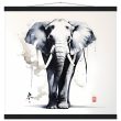 Harmony in Hues: The Majestic Zen Elephant Print 21