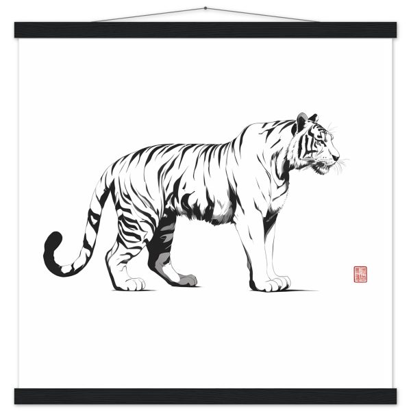 A Captivating Tiger Print Canvas 9