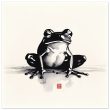 The Enchanting Zen Frog Print for Your Tranquil Haven 28