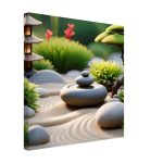 Harmony of Serenity: Zen Garden Canvas Art 8