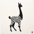 Captivating Art for Your Space: The Intricate Llama 20