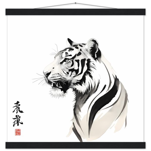 Unveiling the Harmonious Aura of the Zen Tiger Wall Art 14