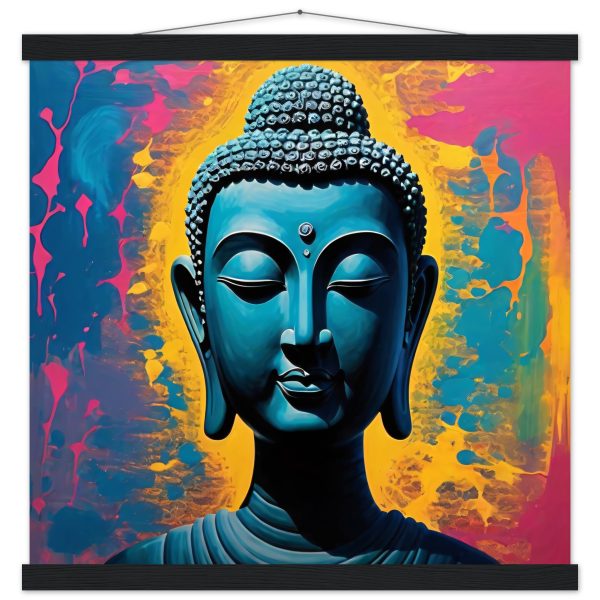 Harmony Unveiled: Buddha Head Canvas Elegance 14