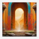 Archway to Tranquility – Zen Canvas Art 6