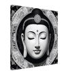 Elegance Unveiled: Zen Buddha Mask Canvas 31