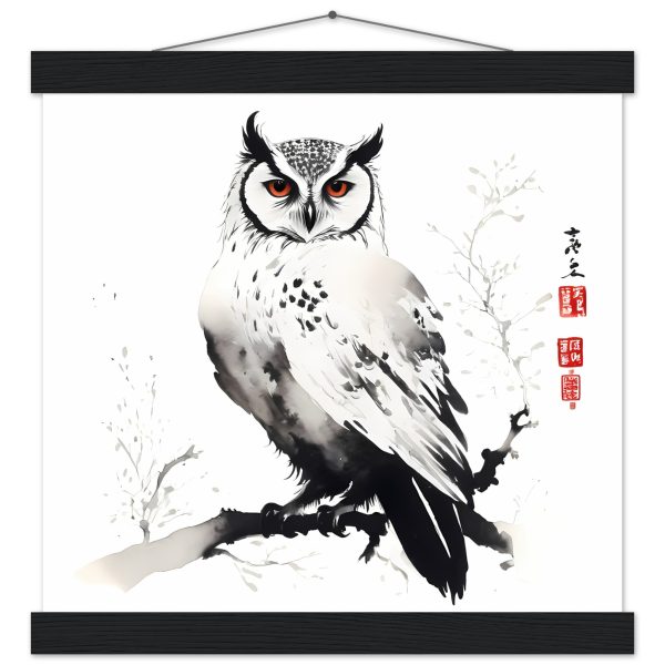 The Enchanting World of the Japanese Zen Owl Print 19