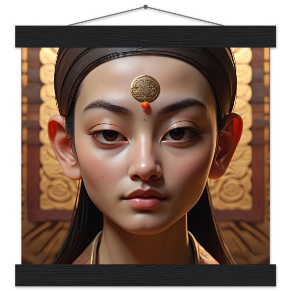 Elegant Traditional Chinese Attire Poster with Hanger 3