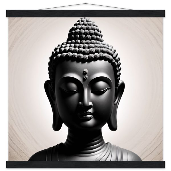 Elevate Your Space with the Enigmatic Buddha Head Print 2