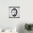 Harmonious Zen: Buddha Mask Poster Elegance 32