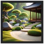 Tranquil Zen Oasis: Framed Art for Serenity 6