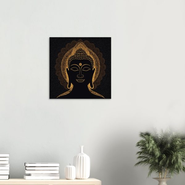 The Elegance of Buddha Head Poster Art 3