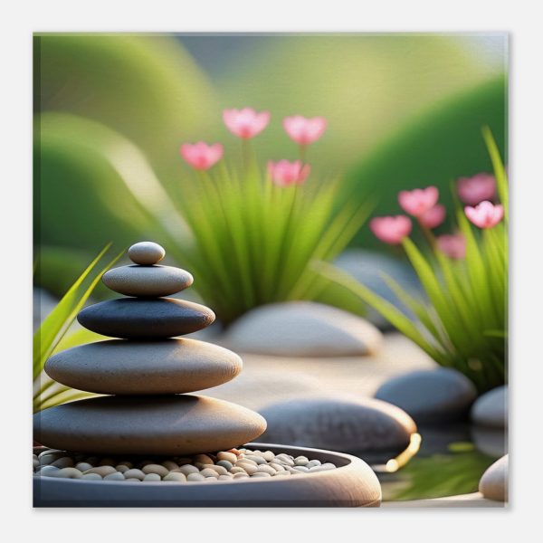 Elevate Your Space with Zen Garden Beauty: Tranquil Canvas Art 3