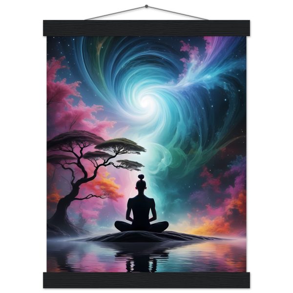 Celestial Meditation: Embracing Serenity on Premium Paper 4