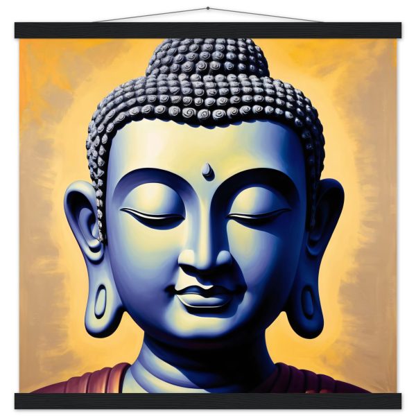 Serenity Canvas: Buddha Head Tranquility for Your Space 20