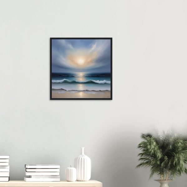 Harmony Unveiled: A Tranquil Seascape in Oils 16