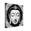 Elegance Unveiled: Zen Buddha Mask Canvas 26