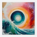 Ocean’s Dynamic Elegance – Abstract Canvas Art 7