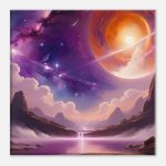 Celestial Canyon Oasis – Zen Canvas Print 7