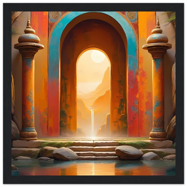 Serenity’s Gateway – Premium Framed Zen Poster 2