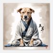 Elevate Your Space with Zen Dog Wall Art 24