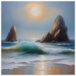 Tranquil Tides: A Symphony of Serenity in Ocean Scene 25