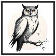 Exploring the Tranquil Realm of the Zen Owl Print 21