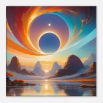Canyon Serenity: Morning Glow Canvas Print 5