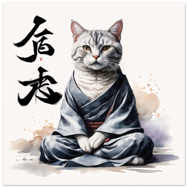 Zen Cat Wall Art: Find Your Inner Peace 2